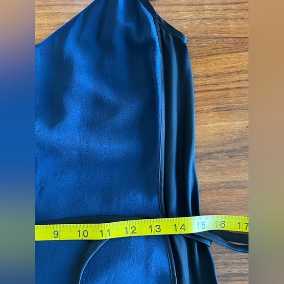 Rag & Bone Navy Rosa Silky Jumpsuit NWT Navy/Black Spaghetti Strap size 00 - Picture 10 of 12